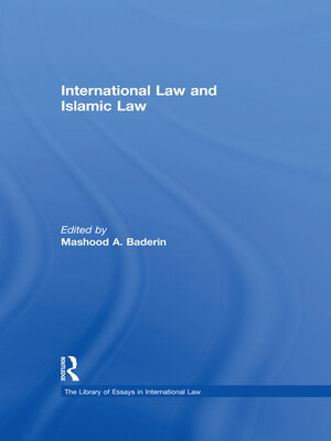 cover image of International Law and Islamic Law